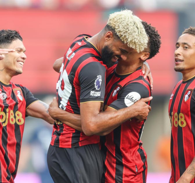 Bournemouth chơi tưng bừng ở hiệp 2 nhờ các tuyệt phẩm dứt điểm của Billing và Ouattara
