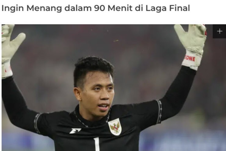 Thủ thành&nbsp;Muhammad Ardiansyah, người hùng của U23 Indonesia trong trận bán kết ngại đá luân lưu với U23 Việt Nam