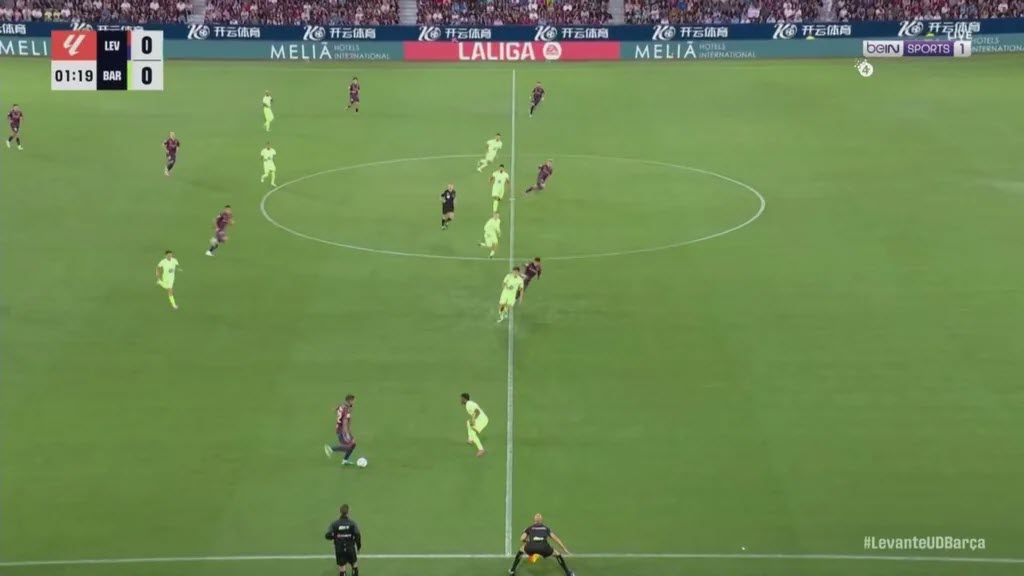 Barcelona tiếp tục sử dụng bẫy việt vị với tần suất cao