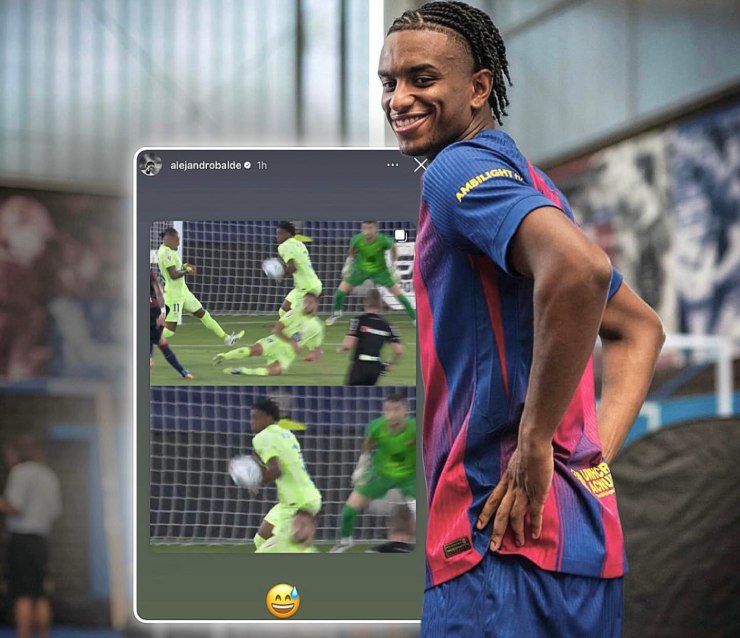 Balde và các cầu thủ Barca bức xúc với trọng tài và VAR