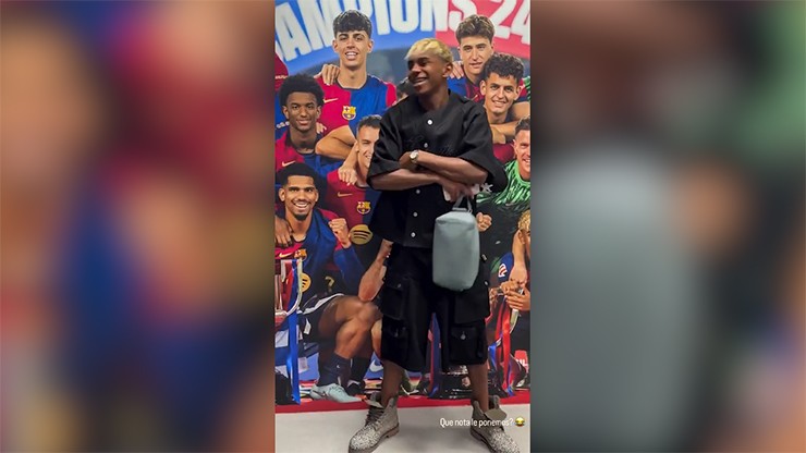 Lamine Yamal gây chú ý với đôi giầy đậm chất “Michael Jackson”