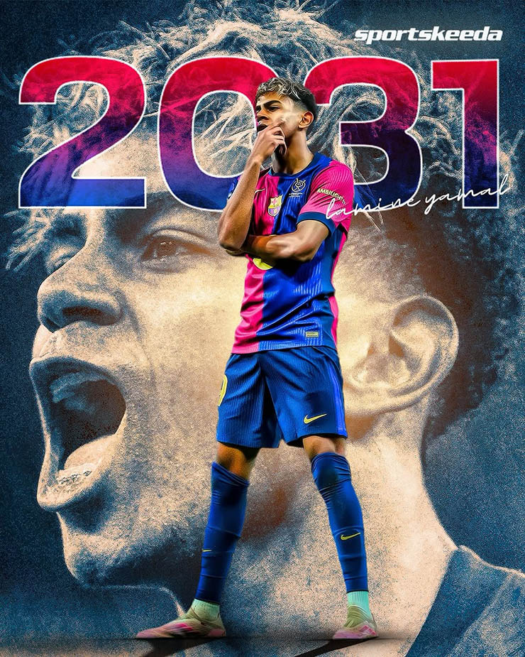 Yamal vẫn còn hợp đồng với Barca đến năm 2031