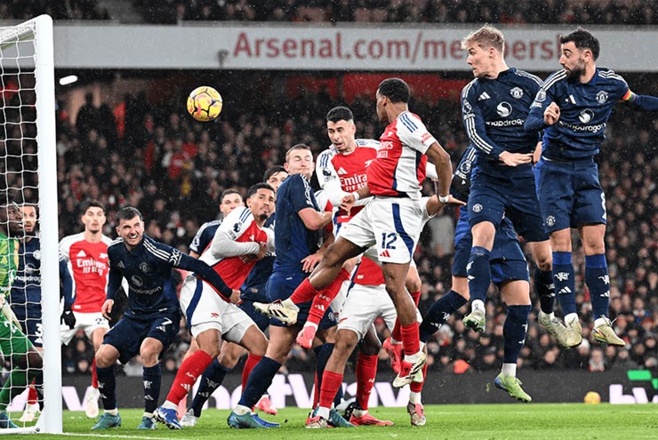 MU không thể thắng Arsenal ở Ngoại hạng Anh 2024/25 khi họ thua 1 trận và hòa 1 trận