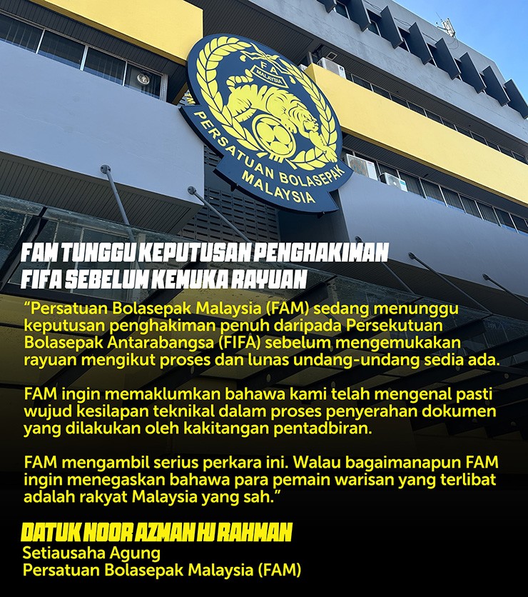 Thông báo của LĐBĐ Malaysia
