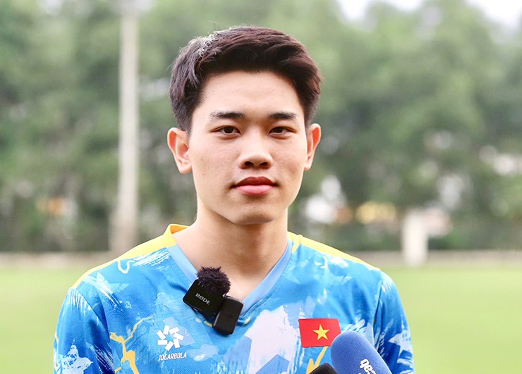 Đình Bắc trả lời phỏng vấn chiều ngày 1/9.&nbsp;