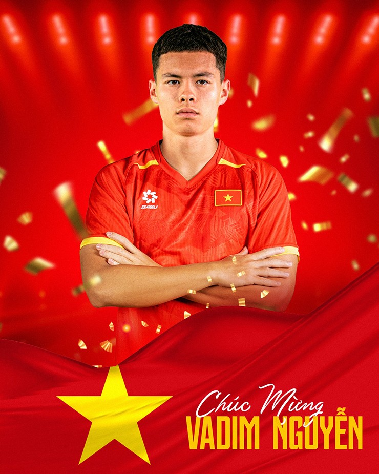 Nguyễn Vadim là gương mặt mới ở U23 Việt Nam.