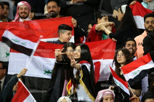Bóng đá Palestine vươn lên giữa những khó khăn. Ảnh: EPA.