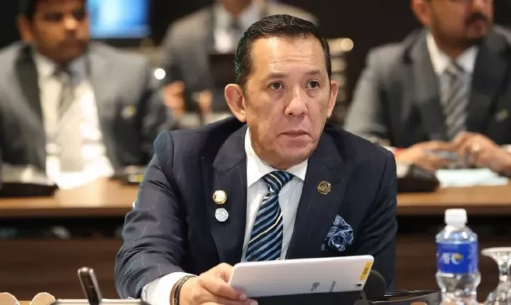 Chủ tịch Joehari Ayub của FAM từ chức mà không hé lộ nguyên nhân. Bóng đá Malaysia gặp bão tố cực lớn. Ảnh:FAM