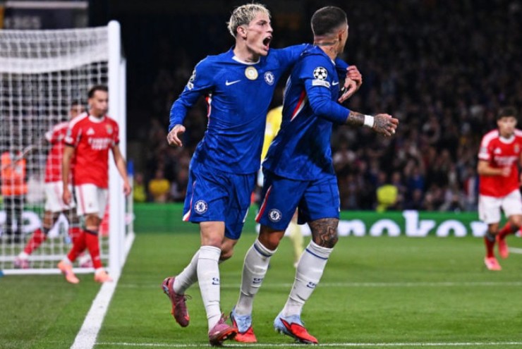 Garnacho góp công trong bàn thắng duy nhất của Chelsea trước Benfica