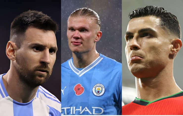 Ngay cả Ronaldo và Messi cũng phải ngả mũ trước Haaland về hiệu suất ghi bàn