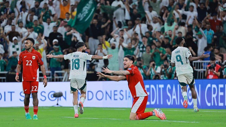 Indonesia bị trừ điểm đáng kể sau trận thua Saudi Arabia ở vòng loại thứ tư World Cup 2026