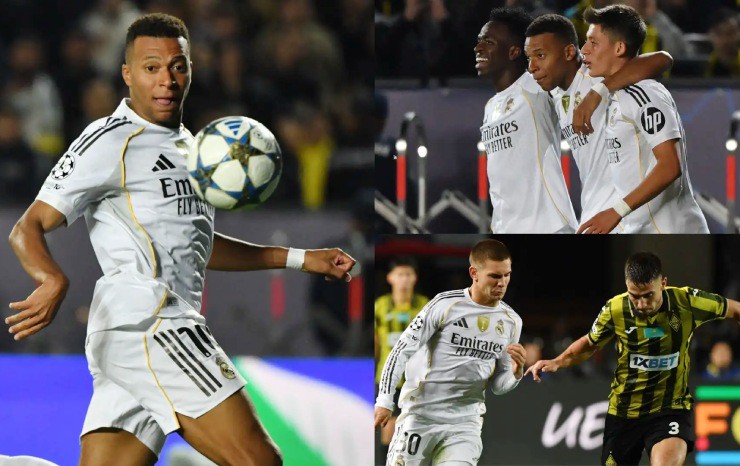 Real đại thắng Cúp C1: Chữa lành sau derby, nỗi lo "Mbappe và phần còn lại" - 1