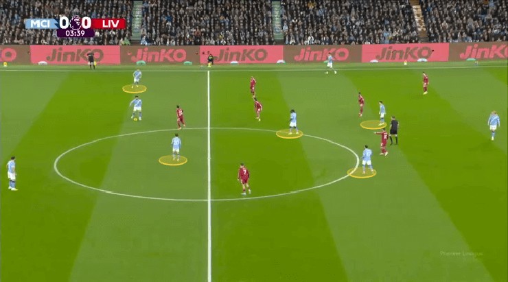 Doku chơi vị trí&nbsp;trung tâm ở trận gặp Liverpool