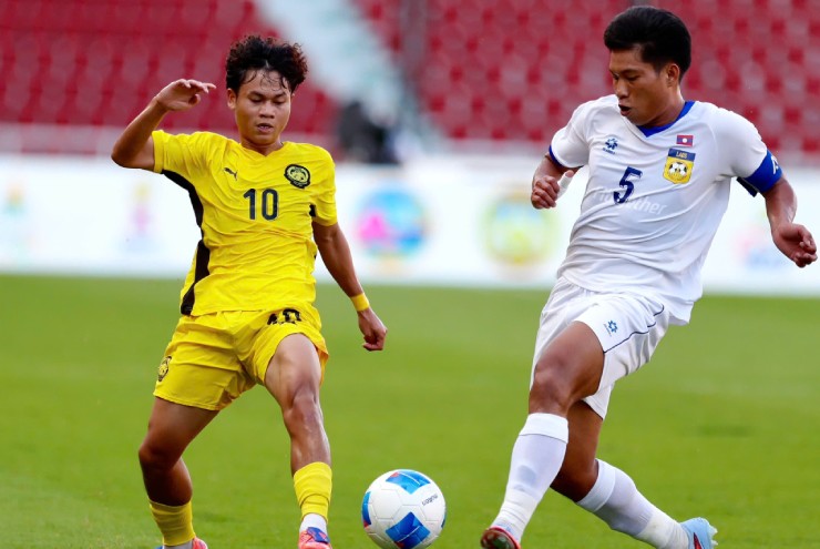 U22 Lào gây ra cực nhiều khó khăn cho U22 Malaysia