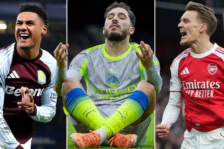Arsenal, Man City và Aston Villa đang dần hình thành cuộc đua "tam mã" ở Ngoại hạng Anh