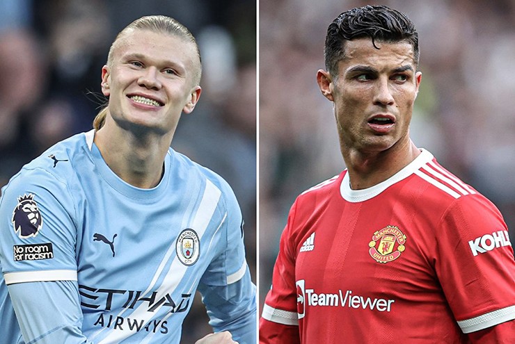 Rực rỡ Haaland cán mốc 104 bàn ở Ngoại hạng Anh, vượt thành tích của Ronaldo - 1