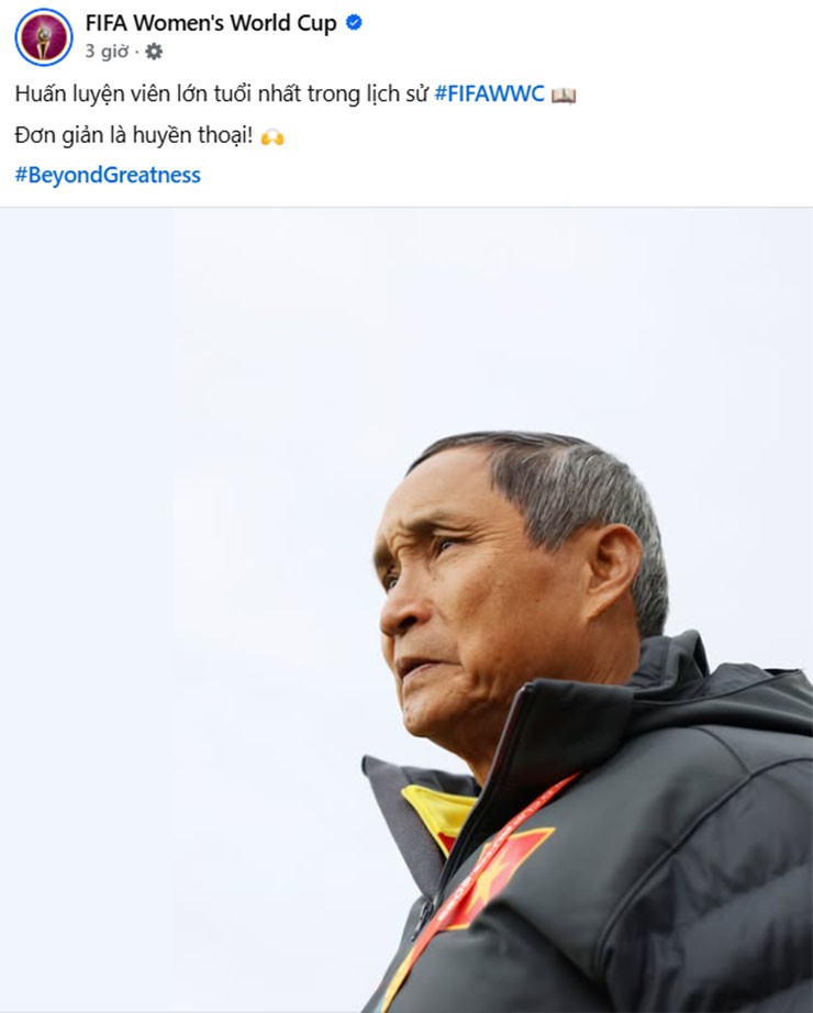 FIFA tri ân HLV Mai Đức Chung