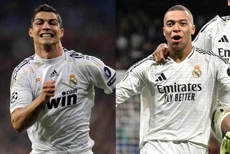 Chỉ Ronaldo cán mốc 50 bàn tại La Liga nhanh hơn Mbappe