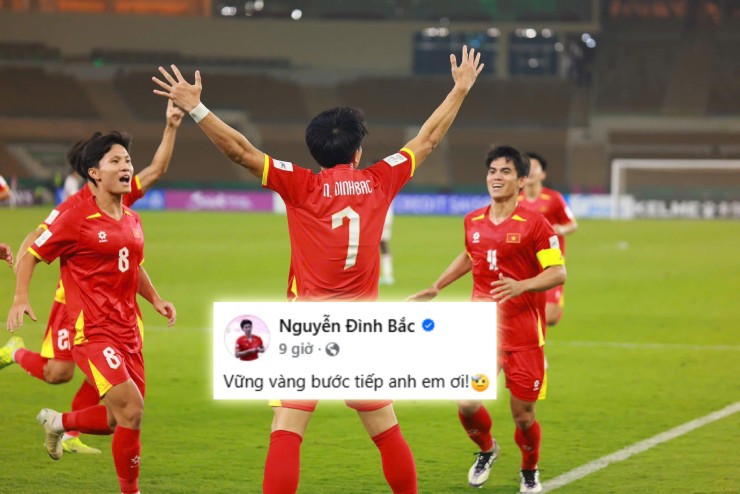 Đình Bắc gửi thông điệp truyền cảm hứng tới U23 Việt Nam sau khi vào bán kết 