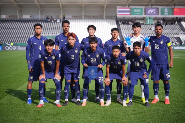 U23 Thái Lan rời U23 châu Á với vị trí cuối bảng, không giành chiến thắng nào